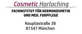 FACHINSTITUT FÜR DERMOKOSMETIK  UND MED. FUßPFLEGE Cosmetic Harlaching Naupliastraße 38  81547 München